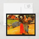 Briefkaart-Klassieke/-Paul Gauguin 18 Briefkaart (Voorkant / Achterkant)