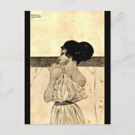 Briefkaart-Klassieke/-Raphael Kirchner 17 Briefkaart (Voorkant)