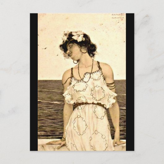 Briefkaart-Klassieke/-Raphael Kirchner 19 Briefkaart (Voorkant)