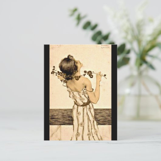 Briefkaart-Klassieke/-Raphael Kirchner 20 Briefkaart (Staand voorkant)