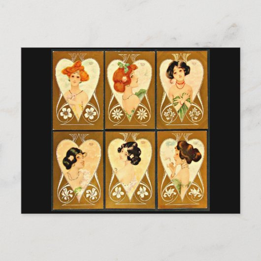 Briefkaart-Klassieke/-Raphael Kirchner 23 Briefkaart (Voorkant)