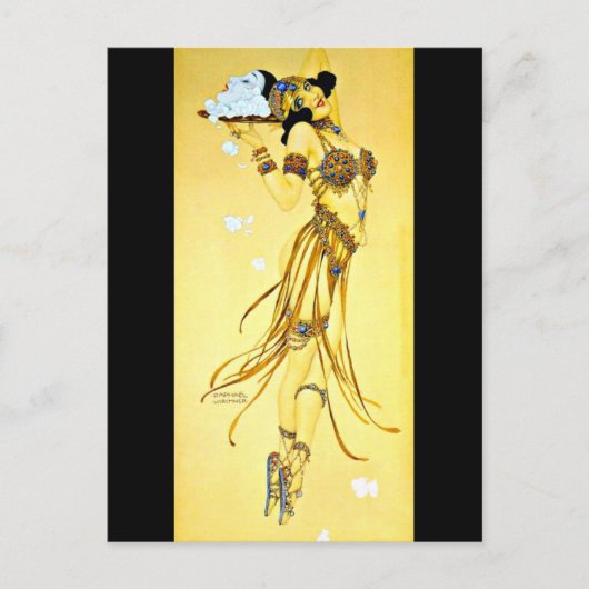 Briefkaart-Klassieke/-Raphael Kirchner 24 Briefkaart (Voorkant)