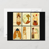 Briefkaart-Klassieke/-Raphael Kirchner 25 Briefkaart (Voorkant / Achterkant)