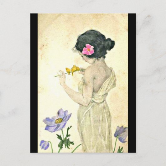 Briefkaart-Klassieke/-Raphael Kirchner 27 Briefkaart (Voorkant)