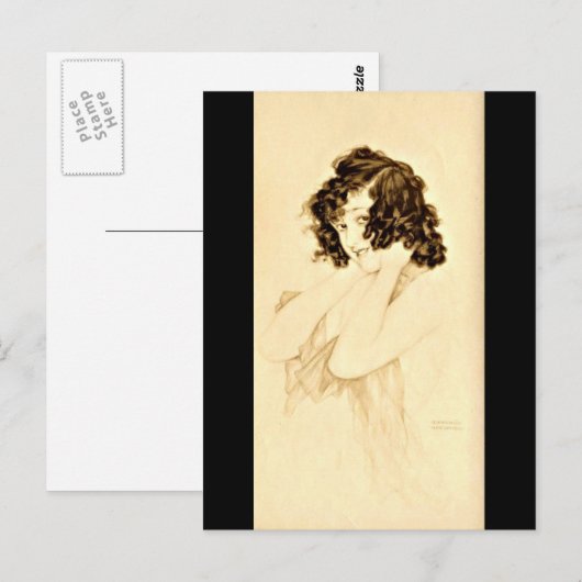 Briefkaart-Klassieke/-Raphael Kirchner 28 Briefkaart (Voorkant / Achterkant)