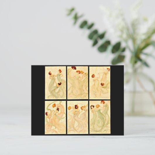 Briefkaart-Klassieke/-Raphael Kirchner 29 Briefkaart (Staand voorkant)