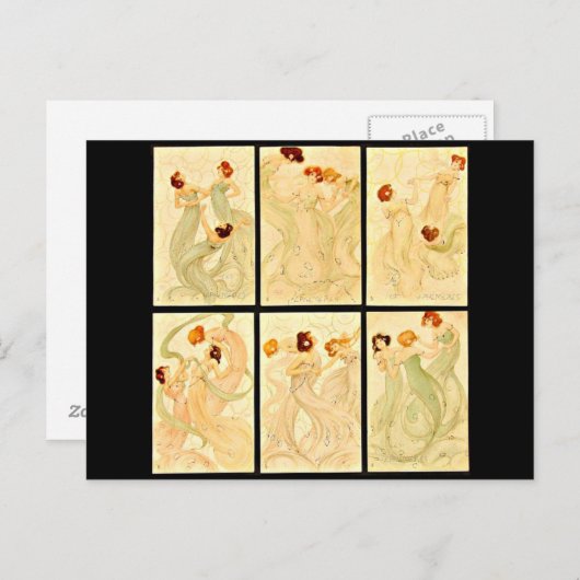 Briefkaart-Klassieke/-Raphael Kirchner 29 Briefkaart (Voorkant / Achterkant)