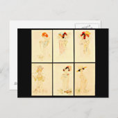 Briefkaart-Klassieke/-Raphael Kirchner 30 Briefkaart (Voorkant / Achterkant)