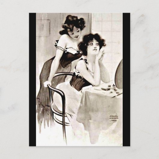 Briefkaart-Klassieke/-Raphael Kirchner 37 Briefkaart (Voorkant)