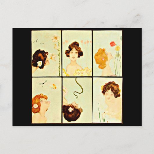 Briefkaart-Klassieke/-Raphael Kirchner 40 Briefkaart (Voorkant)