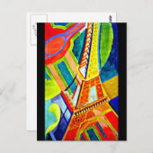 Briefkaart-Klassieke/-Robert Delaunay 16 Briefkaart (Voorkant / Achterkant)