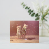 Briefkaart: "Kleine kunstenaars" Briefkaart (Staand voorkant)