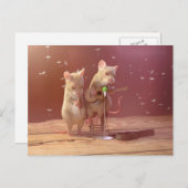 Briefkaart: "Kleine kunstenaars" Briefkaart (Voorkant / Achterkant)