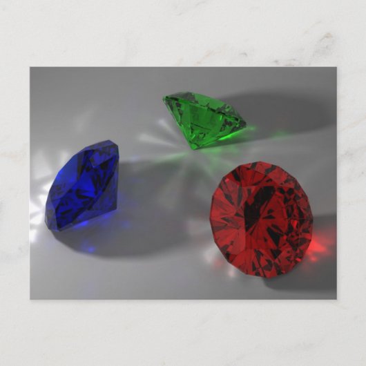 Briefkaart Kleursteen (Voorkant)