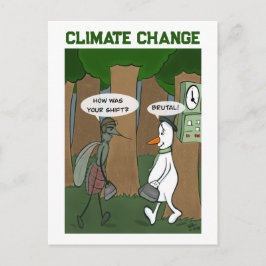 Briefkaart klimaatverandering