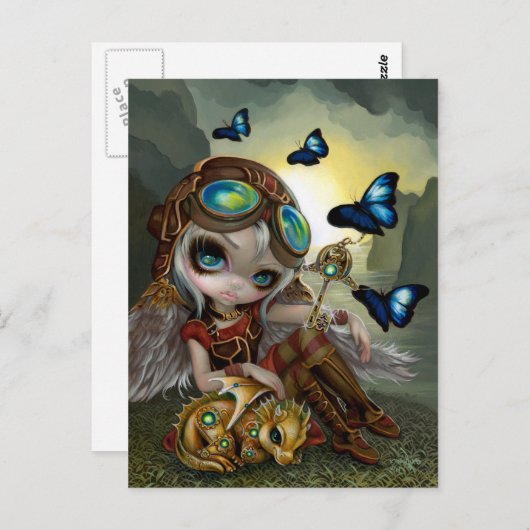 briefkaart "Klokken" (Voorkant / Achterkant)