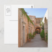 Briefkaart klooster Courtyard (Voorkant / Achterkant)