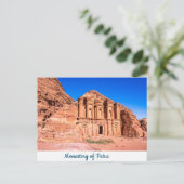 Briefkaart Klooster van Petra (Staand voorkant)