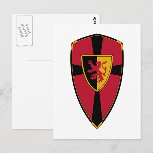 Briefkaart Knads Shield (Voorkant / Achterkant)