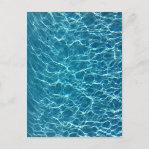 Briefkaart koel poolwater