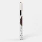 Briefkaart Koffie van het Duitse Shorthaired Point Case-Mate iPhone Case (Achterkant/rechts)