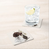 Briefkaart Koffie van het Duitse Shorthaired Point Kartonnen Onderzetters (Insitu)