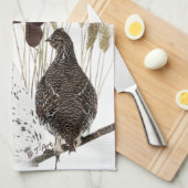 Briefkaart Koffie van het Duitse Shorthaired Point Theedoek (Quarter Fold)