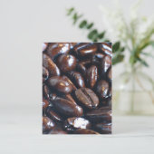 Briefkaart Koffiebonen (Staand voorkant)