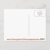 Briefkaart Koffiebonen (Achterkant)