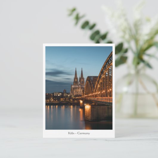 Briefkaart Köln Duitsland (Staand voorkant)