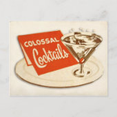  Briefkaart - kolossale cocktails (Voorkant)