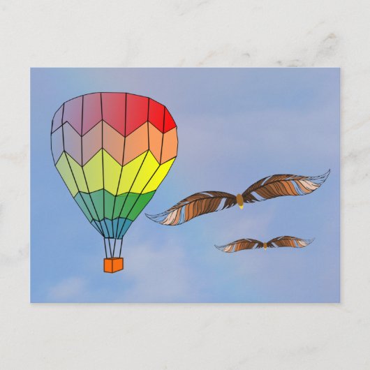 Briefkaart - kom met me mee (Voorkant)