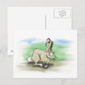 Briefkaart konijn (Voorkant / Achterkant)
