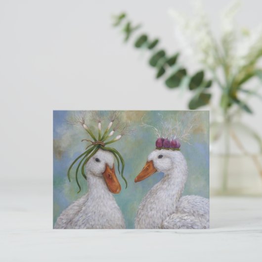 Briefkaart - Koning en Koningin (Staand voorkant)