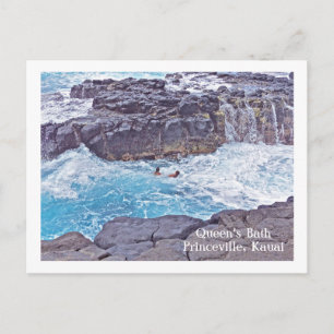 BRIEFKAART, KONINGENBAD/PRINCEVILLE, KAUAI, HAWAII BRIEFKAART