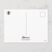 Briefkaart koningin Bee (Achterkant)