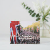 Briefkaart koningin Elizabeth Diamond Jubilee (Staand voorkant)