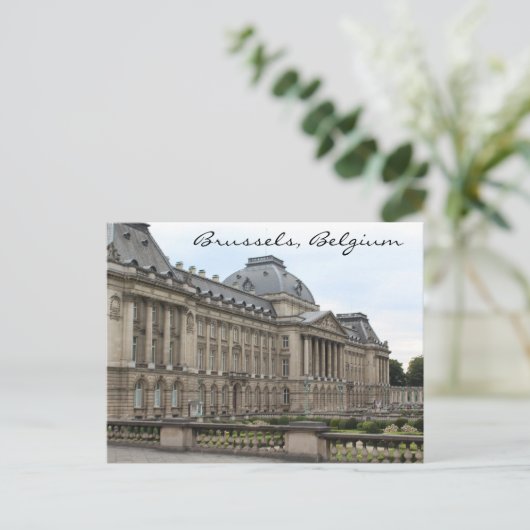 Briefkaart koninklijk paleis (Staand voorkant)