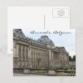 Briefkaart koninklijk paleis (Voorkant / Achterkant)