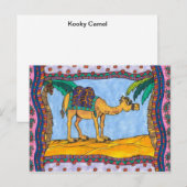 Briefkaart Kooky Camel (Voorkant / Achterkant)