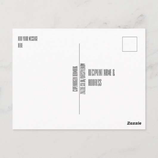 Briefkaart - Kopenhagen Denemarken (Achterkant)