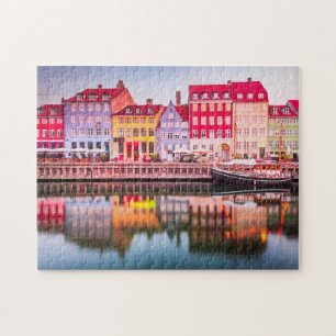 Briefkaart Kopenhagen, Denemarken Legpuzzel