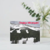 Briefkaart Koperberg Ski Area (Staand voorkant)