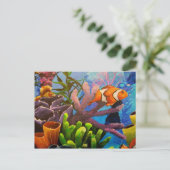 Briefkaart koraalrif (Staand voorkant)