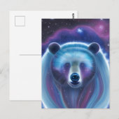 Briefkaart kosmisch Beer (Voorkant / Achterkant)