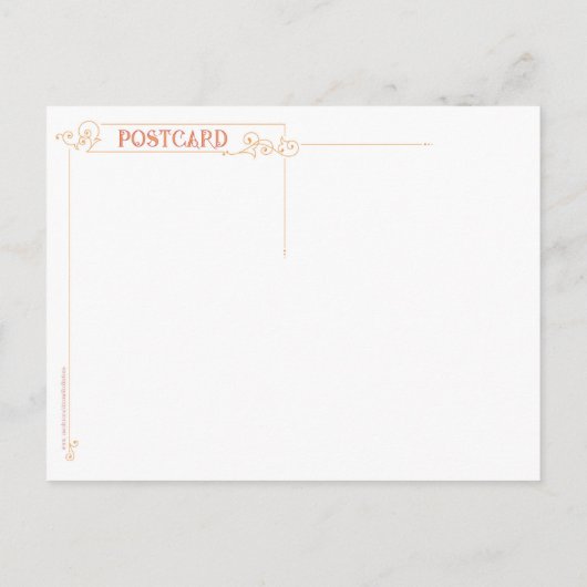 Briefkaart  kostumepartij (Achterkant)