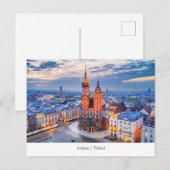 Briefkaart Krakau (Voorkant / Achterkant)