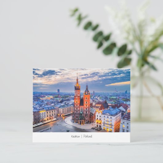 Briefkaart Krakau (Staand voorkant)