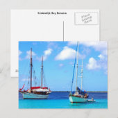 Briefkaart Kralendijk Bay Bonaire (Voorkant / Achterkant)