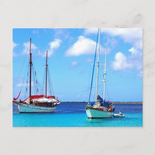 Briefkaart Kralendijk Bay Bonaire (Voorkant)
